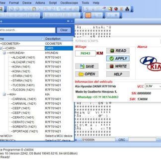 Paquete Premium Hyundai / Kia – MCU Renesas R7F701401 / R7F701421